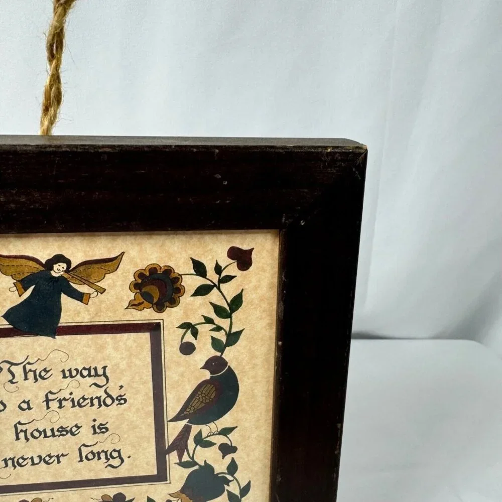 The Country Scribe PA German Fraktur Cathy Collier Framed Print‎ Folk Art 7.5
